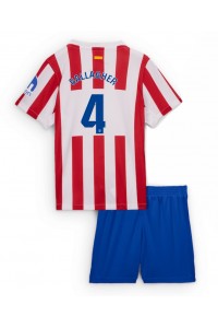Fotbalové Dres Atletico Madrid Conor Gallagher #4 Dětské Domácí Oblečení 2025-26 Krátký Rukáv (+ trenýrky)